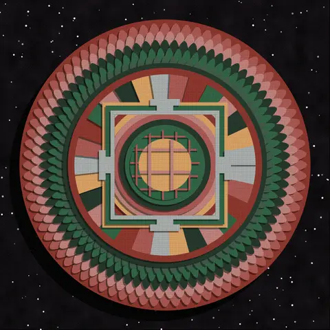 Paper Mandala #57