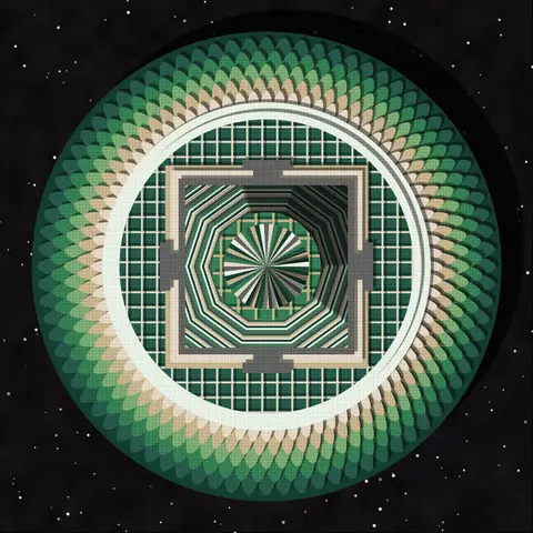 Paper Mandala #208